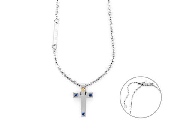 Collier 4US: Cesare Paciotti Homme in Acier 4UCL6925 - 4UCL6925